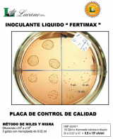 Placa de control de bacteria